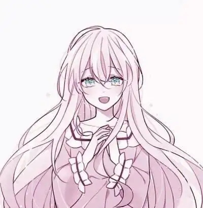 粉头发粉眼睛动漫女 浅樱花粉头发动漫人物-图片大观-奇异网