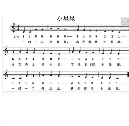 1,小星星乐谱   2,洋娃娃和小熊跳舞乐谱     3,欢乐颂乐谱   4,生日