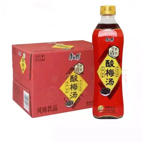 康师傅酸梅汤500ml/瓶清爽解腻酸爽可口夏季火锅饮料品 - 诚客优礼 -