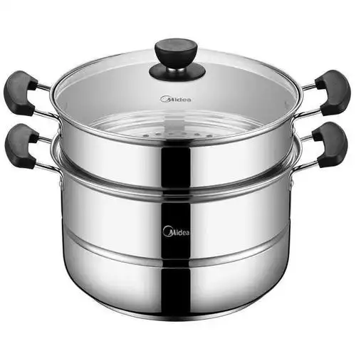 美的不锈钢复底双层蒸锅28cmzg28b-3/2 美的(mide