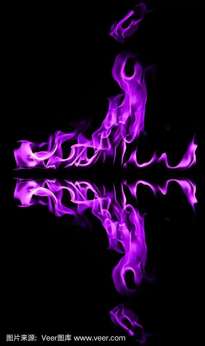 火紫色图形