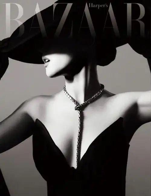 刘亦菲时尚芭莎4月刊封面##双面刘亦菲芭莎封面大片