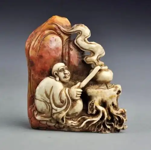 拾尚商城·寿山石人物微雕印章