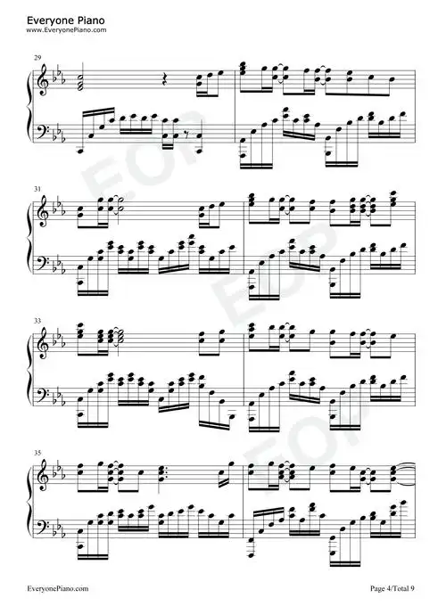 请笃信一个梦姜子牙片尾曲五线谱预览4