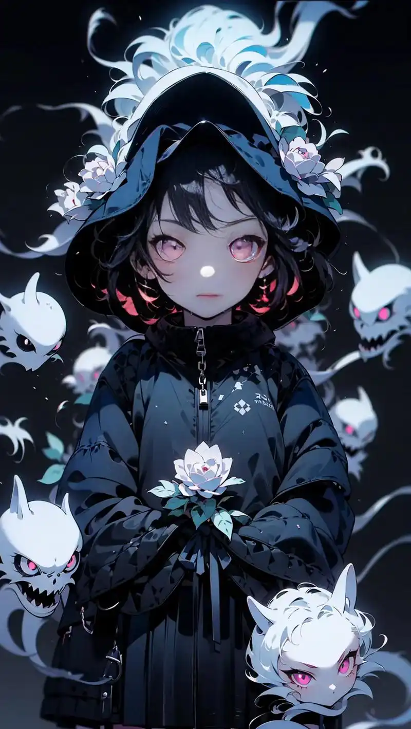 暗黑系壁纸,超酷魔女#暗黑系 #送你一张壁纸 #动漫 - 抖音