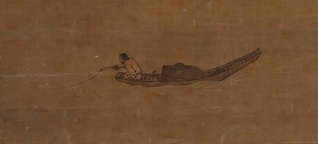 马远 寒江独钓图