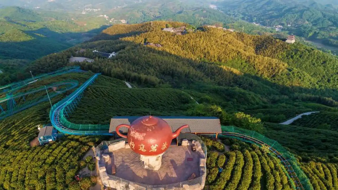 河南固始西九华山佛教名山与万亩茶园令人流连忘返