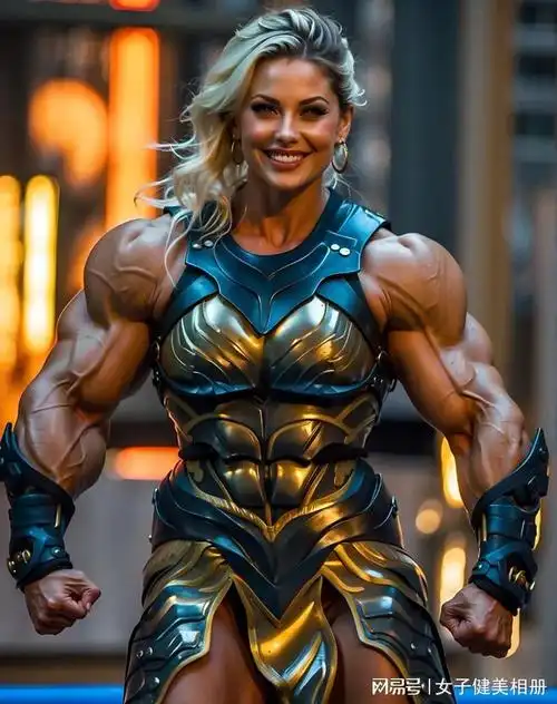 炸裂爆筋的aigramatic images肌肉女作品!撸铁必需的精神氮泵!