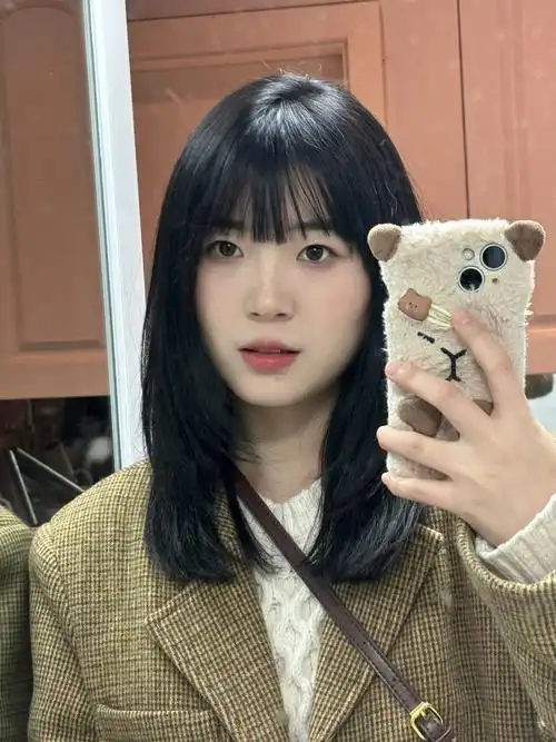 方圆脸会反复爱上的发型!|||齐刘海