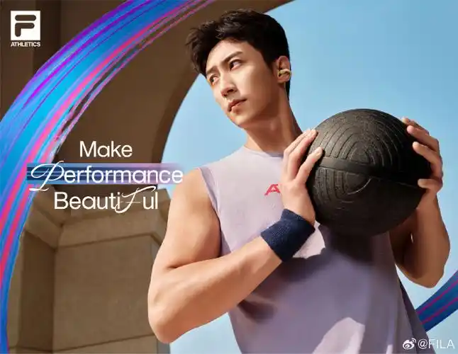 fila时尚运动代言人黄景瑜##fila健康男士