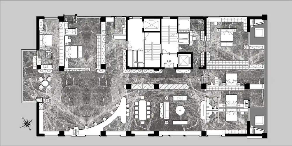700平米大平层,超大活动场,直播跳舞干啥都行