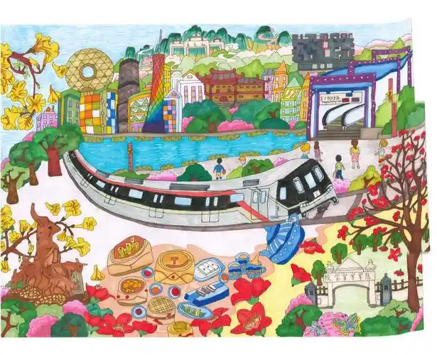 我坐地铁能去哪白云区三元里小学生绘画征集活动获奖名单公布