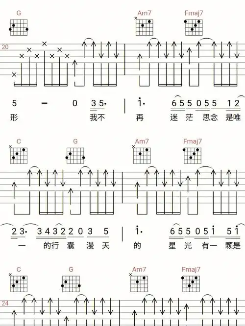 你从未离去吉他谱