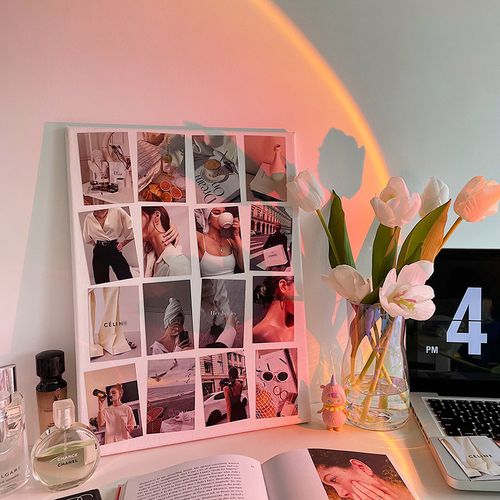 ins文艺北欧风装饰画卡片 复古风时尚杂志拍照素材咖啡厅背景墙贴