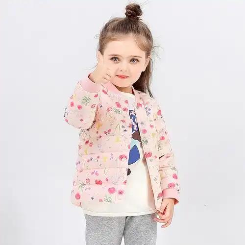 宝宝冬装1-3一岁婴儿内胆轻薄童装冬小儿童外套保暖5-6女童羽绒服