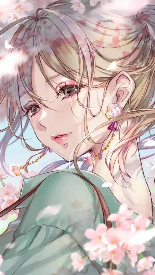 动漫壁纸 - 插画 素材 ins 韩系 可爱 简约 手绘 动漫 锁屏 屏保 卡通