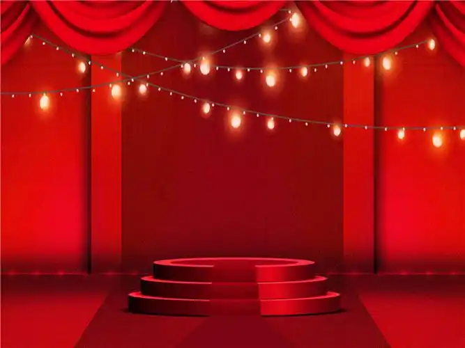 中小学新闻小主持人演讲背景布口才主播直播间背景舞台表演背景布粉红