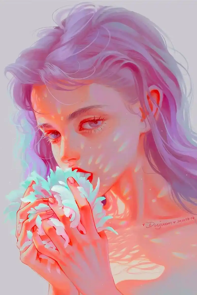 杜鹃limon_j 自由插画师…亲,万物想你不及我心念你,万 - 抖音