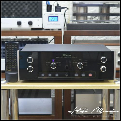 二手原装美国 mcintosh/麦景图c38 hifi发烧前级 220v带原装遥控