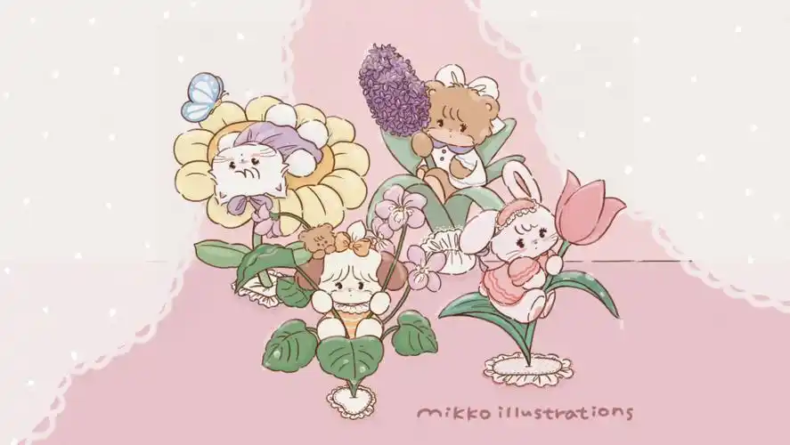 一期可爱mikko电脑壁纸/ ipad壁纸 ～