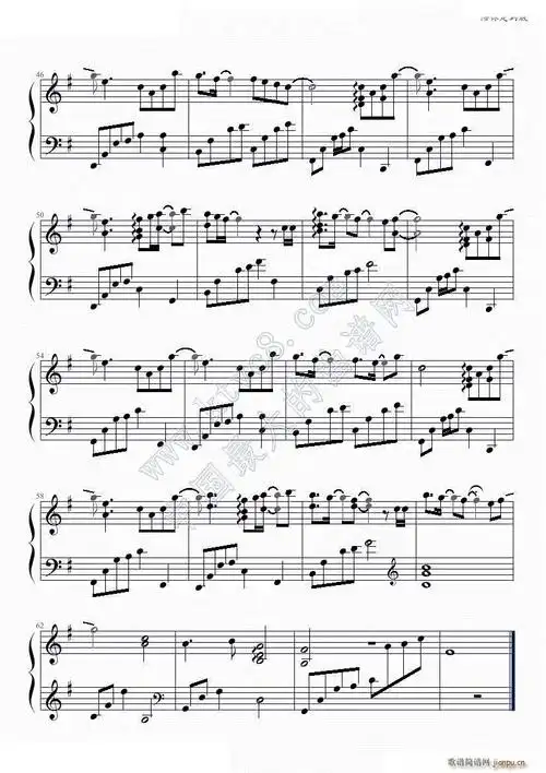 陪你走到底(我爱男闺蜜主题曲) 张靓颖 歌谱简谱网