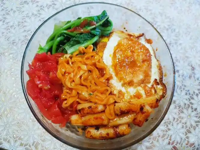 今天的奶油火鸡面