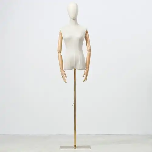 艺可恩服装店模特道具女半身人台假人体婚纱橱窗女装店模特架子 展示