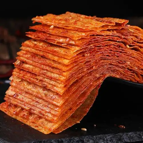 网红大辣片 手撕香辣豆皮湖南重庆8090后儿时怀旧特产125g/包