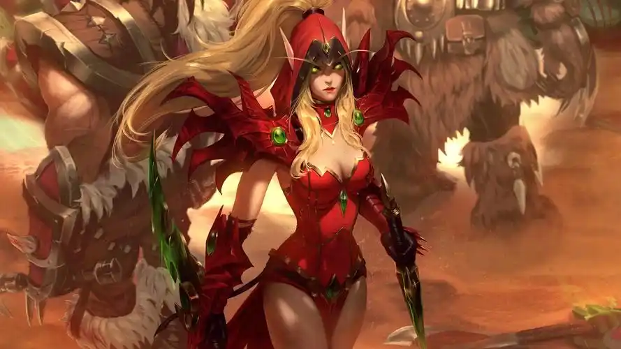 魔兽世界 valeera瓦蕾拉桑古纳尔4k壁纸壁纸