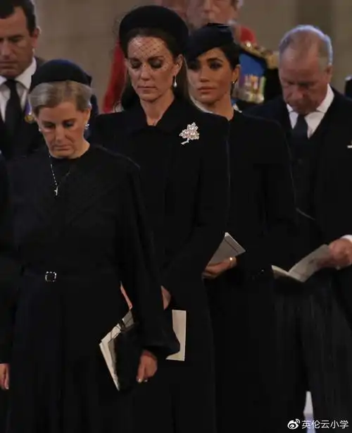 英国女王葬礼新晋威尔士王妃凯特穿的都是旧衣服