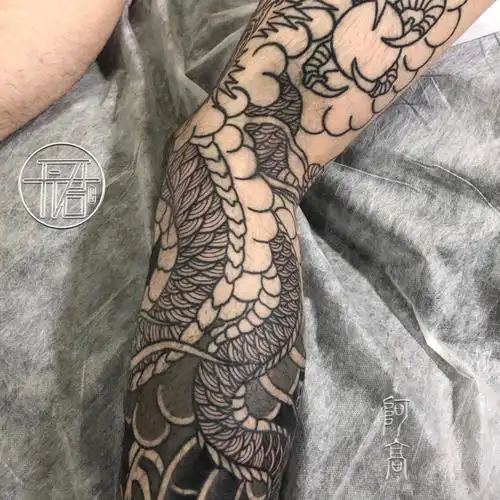 日式老传统纹身