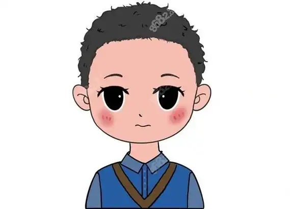 不剃发短发种植完后就像男生的寸头一样