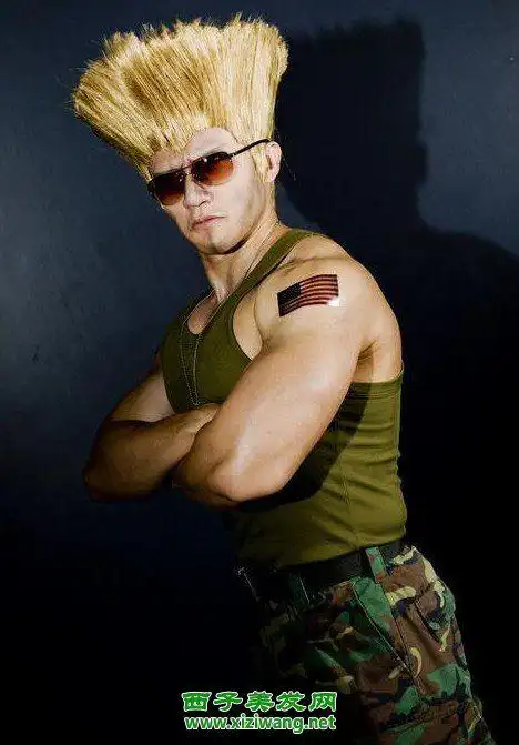 另类扫把头发型图片(2)