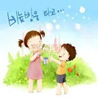 姐弟头像卡通萌 q版卡通可爱姐弟头像图_微信头像图片大全