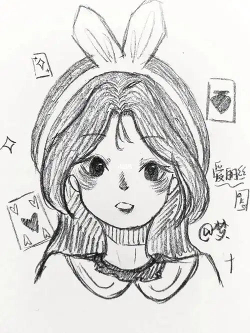 爱丽丝#爱丽丝#爱丽丝梦游仙境#绘画#灵魂画手#寻找小红书绘画大神