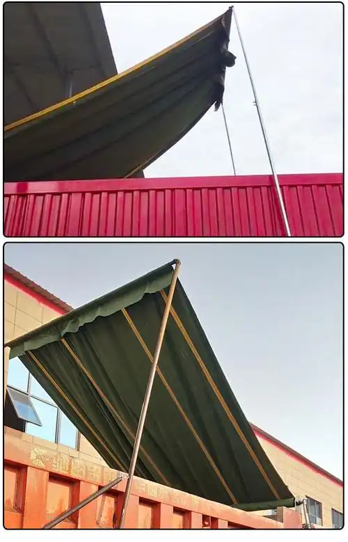 自卸车卷筒式自动篷布环保盖卷蓬