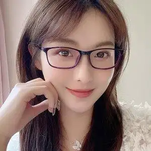 正品近视眼镜女可配有度数防蓝光抗辐射平光镜大脸显瘦女士方框镜