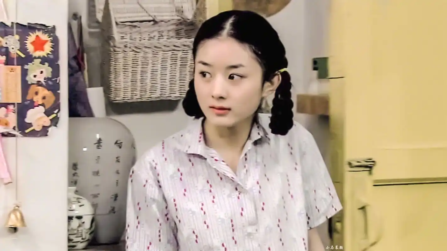 赵丽颖角色赏析之佟多多初登电视荧屏稚嫩的模样