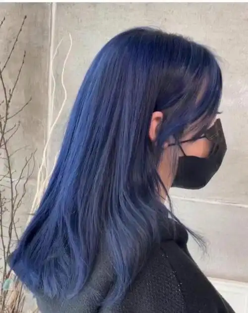 宝蓝色头发_小红书