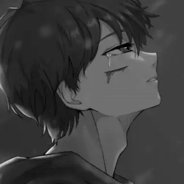 黑暗系男生动漫头像黑白,沉默的存在,都很无奈