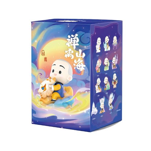 迦图鲮一禅小和尚-禅寓山海系列手办盲盒 摆件女生礼物 单个盲盒