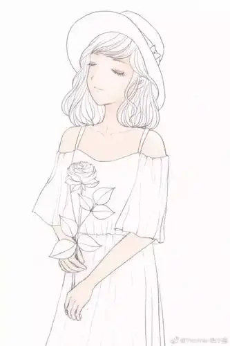 水彩人物教程教你画美腻的小女孩一枚