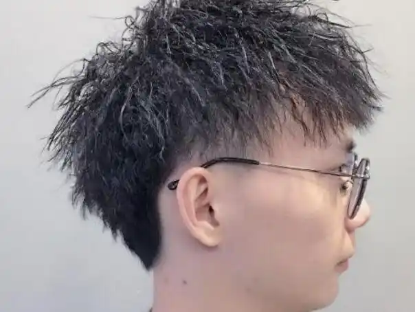 男士锡纸烫寸头发型造型