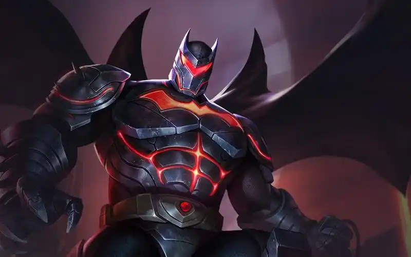 【传说对决体验服】蝙蝠侠皮肤:地狱骑士