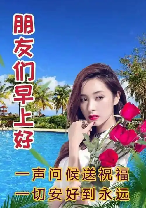 8张最新创意唯美的早安早上好图片带祝福语 不用打字聊天的早上好问候