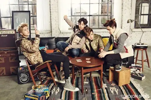 exo冬季运动品牌画报写真 鹿晗解约前最后拍摄值得收藏