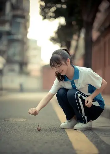 90年代校服的感觉