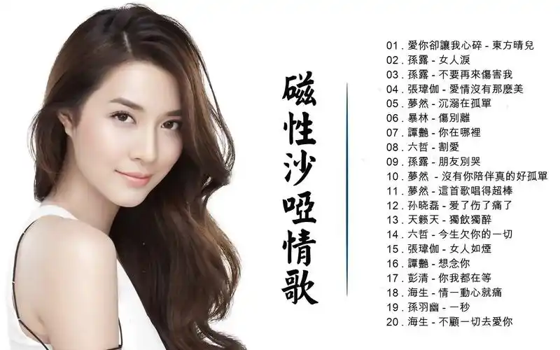 【hifi音乐】伤感磁性沙哑重音放送, 90分钟20首加长版一次听个够