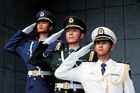 军人敬礼的标准图片标标图片