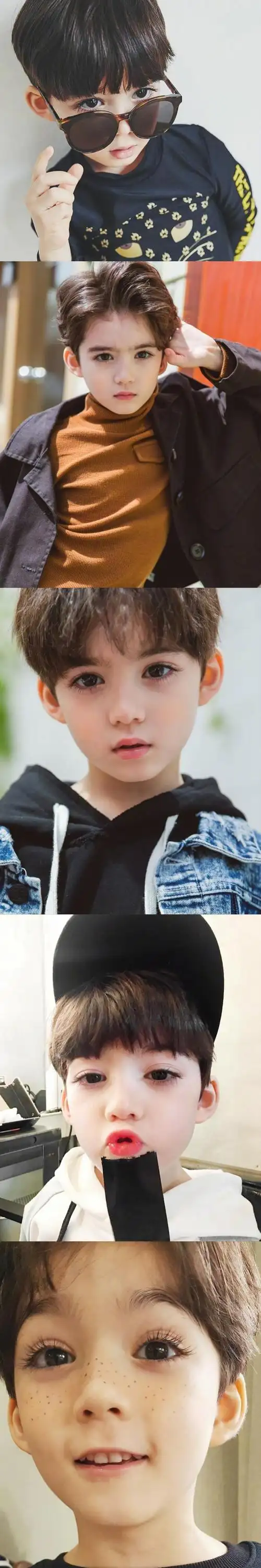 韩国混血小正太cooper lunde 是睫毛精本精没错了